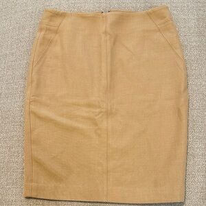 LOFT Tan Pencil Skirt